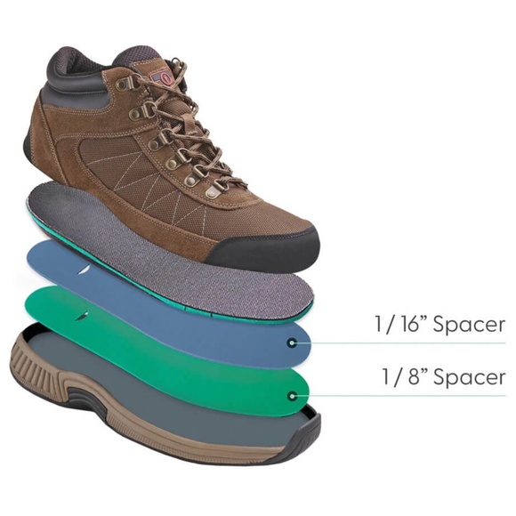 BRAND NEW IN BOX Mens Orthofeet Brown 489 Boots Size 10 - Picture 5 of 6